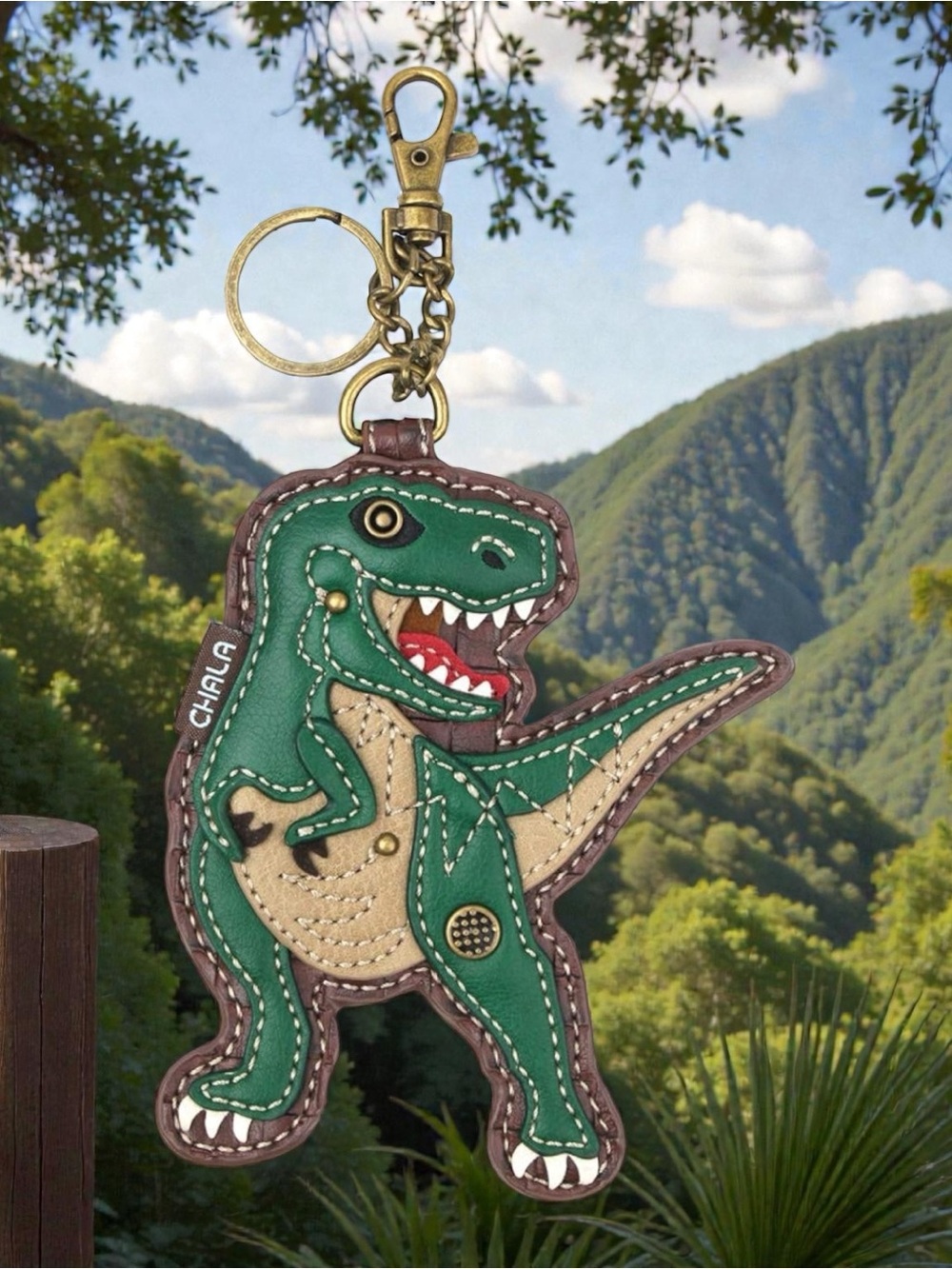 Chala Trex Bag Charm/Coin Purse - Picture 4 of 5